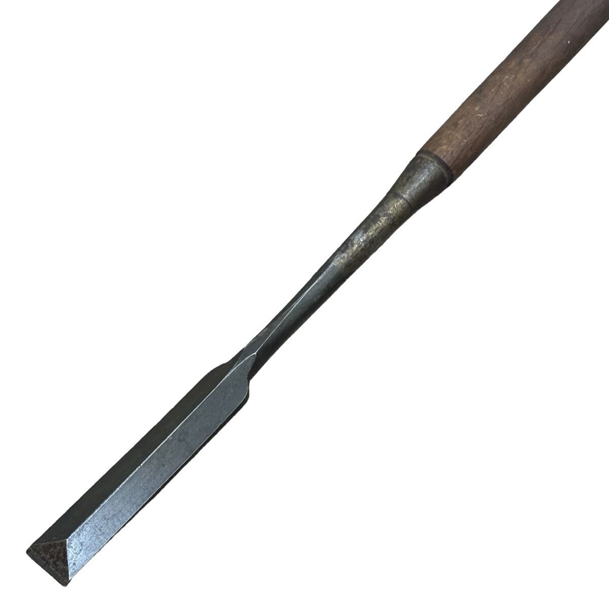 特級 葵銀龍 鑿 突き鑿 のみ 全長570mm 刃幅24mm 刃物 在銘品 鍛冶 本職 職人 宮大工 大工 社寺建築 播州鑿 兵庫県姫路市発 N4拍卖