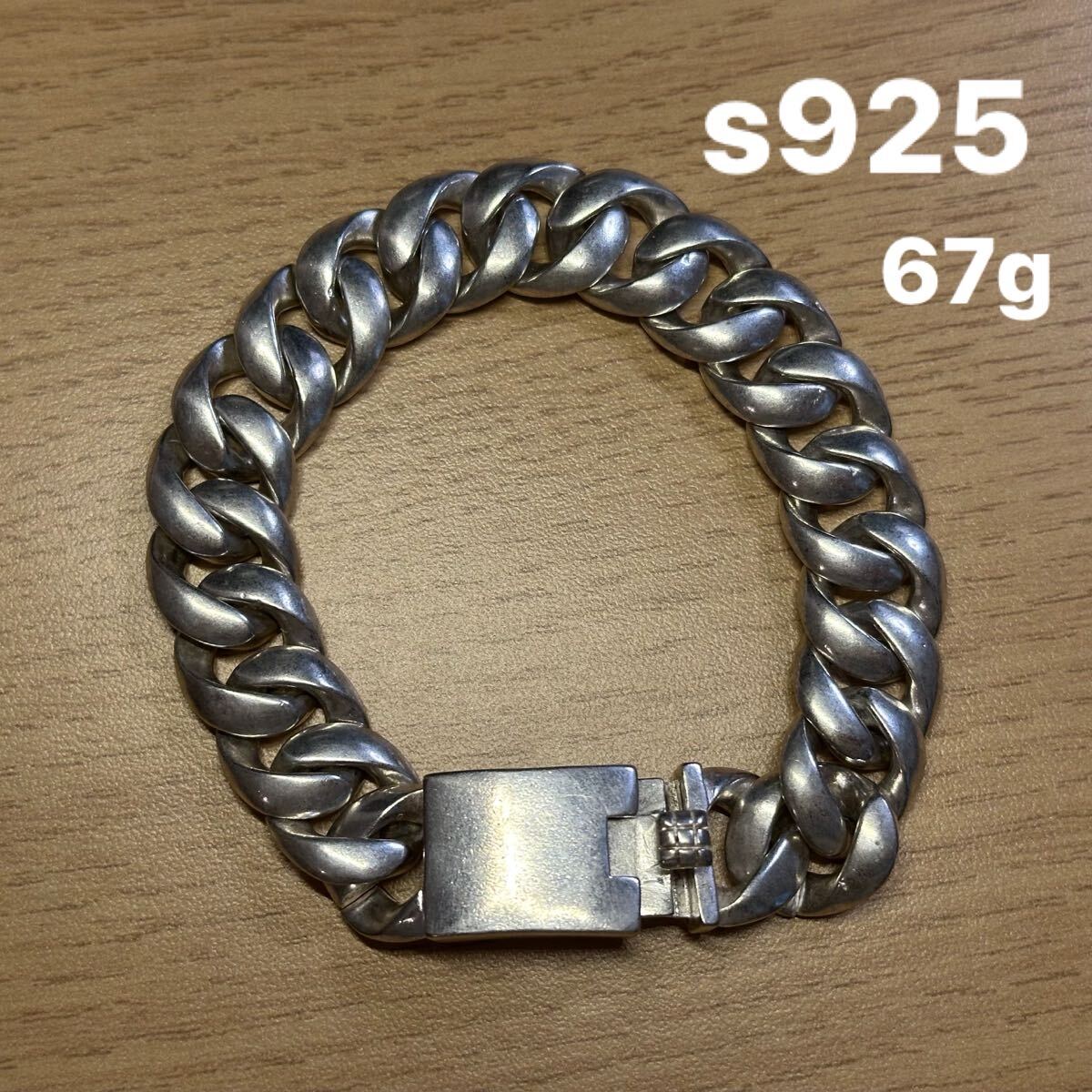 67g 80sヴィンテージ メキシカンチェーンブレスレット シルバー925 喜平 ブレスレット silver 極太ブレスレット拍卖