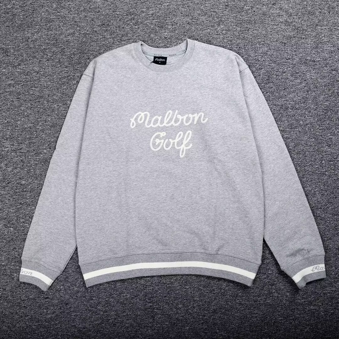 スウェット マルボンゴルフ malbon ゴルフ  ニット tシャツ 長袖 メンズ スポーツ m~2xl サイズ選択可能  10ss0386拍卖