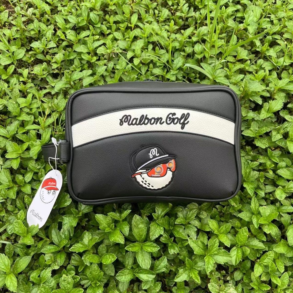 マルボンゴルフ malbon golf ボールポーチ ポーチ ゴルフ ポータブル ブラック1つのみ sk0387-6拍卖