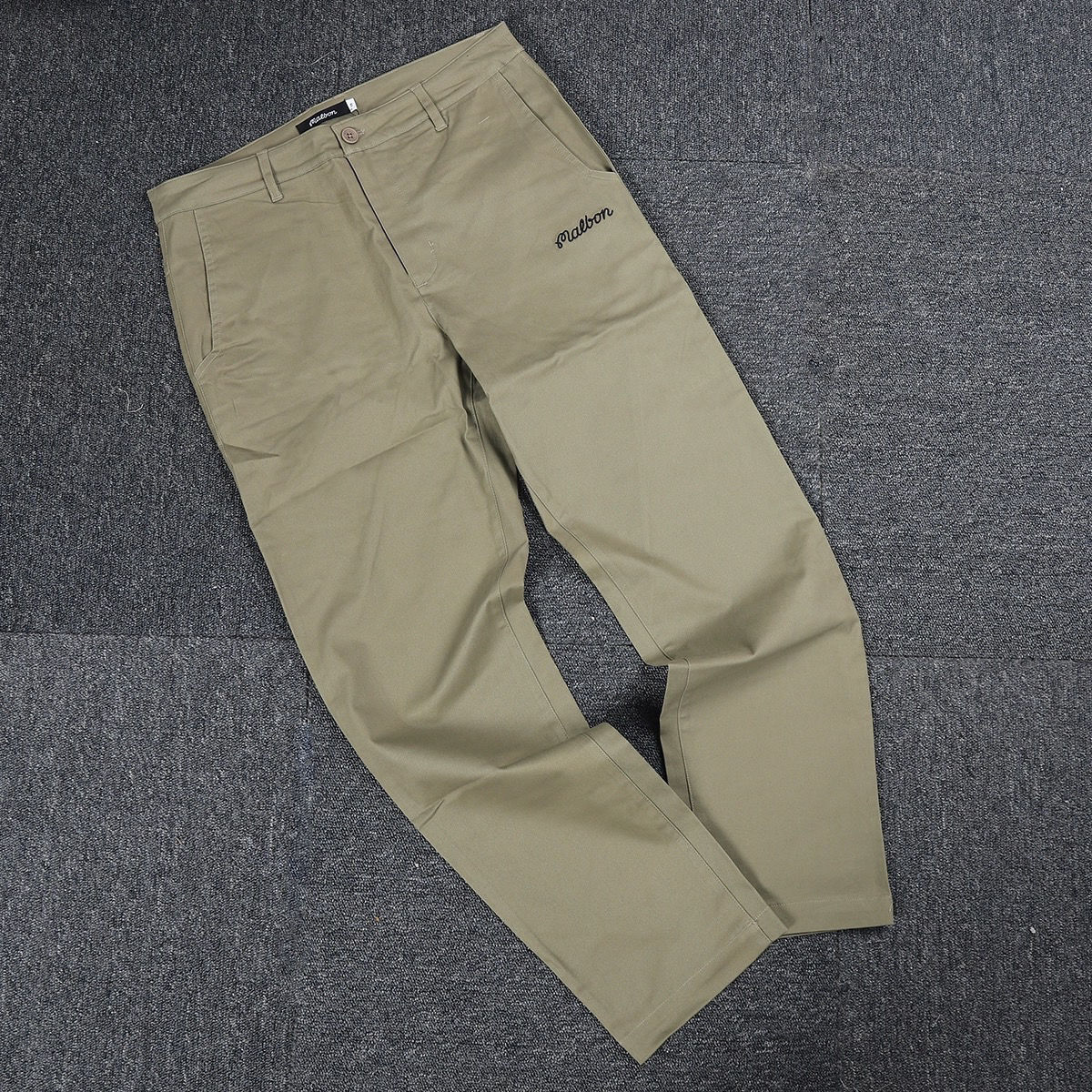 マルボンゴルフ malbon golf ゴルフ ズボン メンズ S-2XL カジュアル サイズ選択可能 カーキ sk0127拍卖