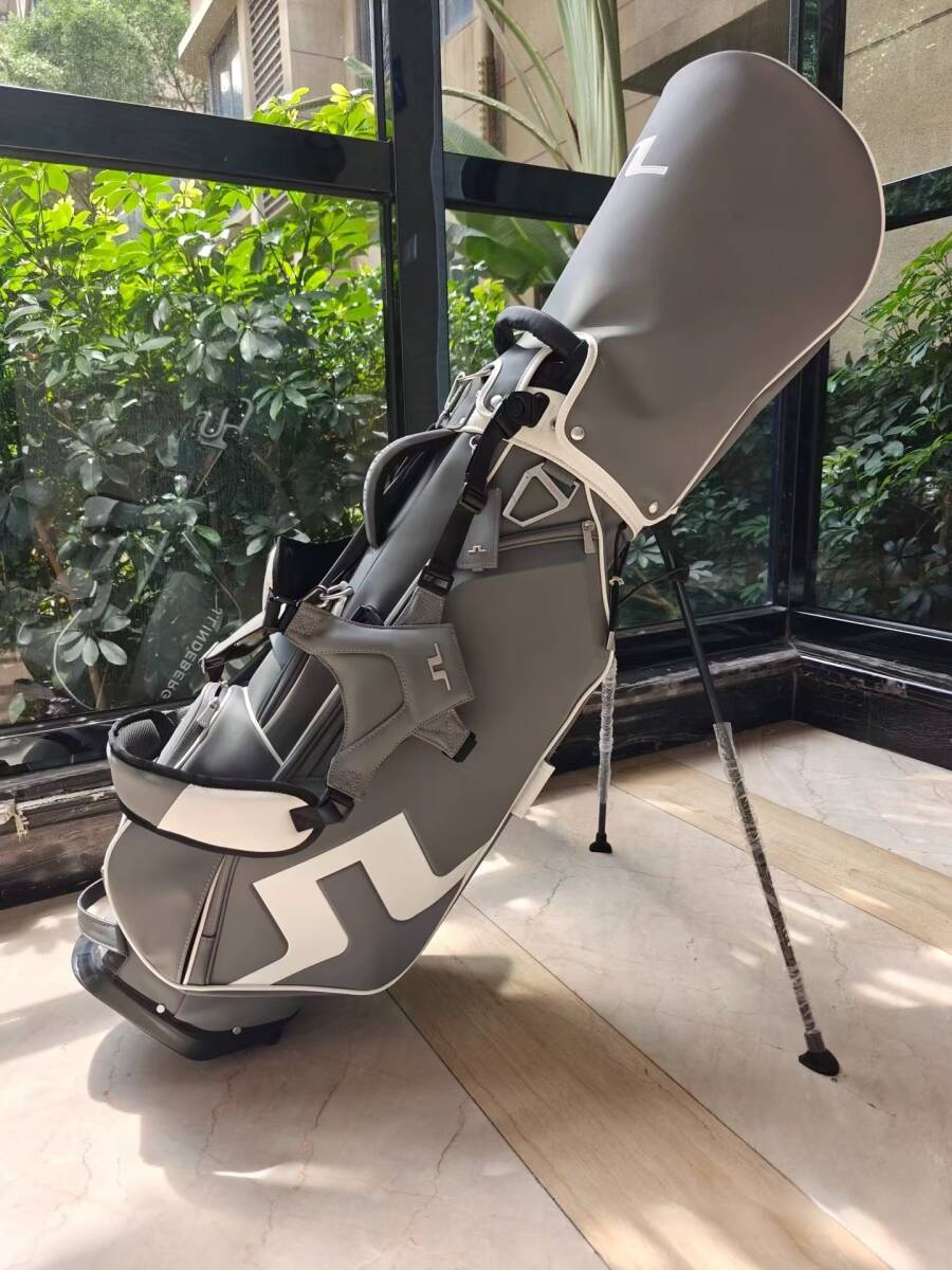 ジェイリンドバーグ J.LINDEBERG ゴルフ キャディバッグ 支柱型ゴルフ グレー sk0358-6拍卖