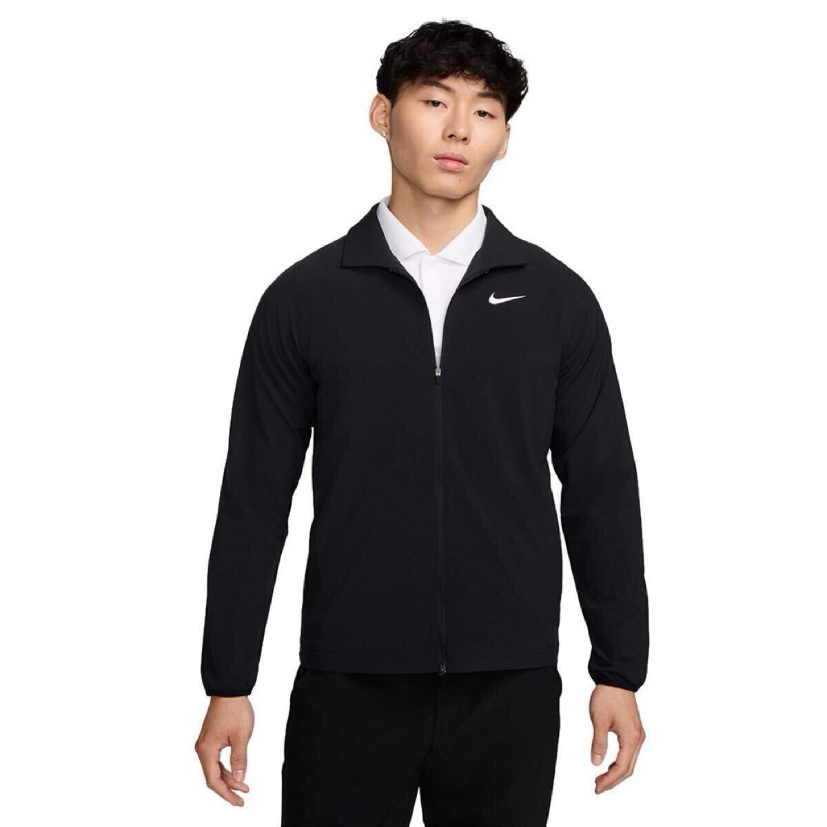 新品2025秋冬★国内正規品 NIKE ナイキ★ゴルフウェア レペル ストレッチ フルジップ アウター ジャケット★メンズ ( M ) ブラック★FQ0462拍卖
