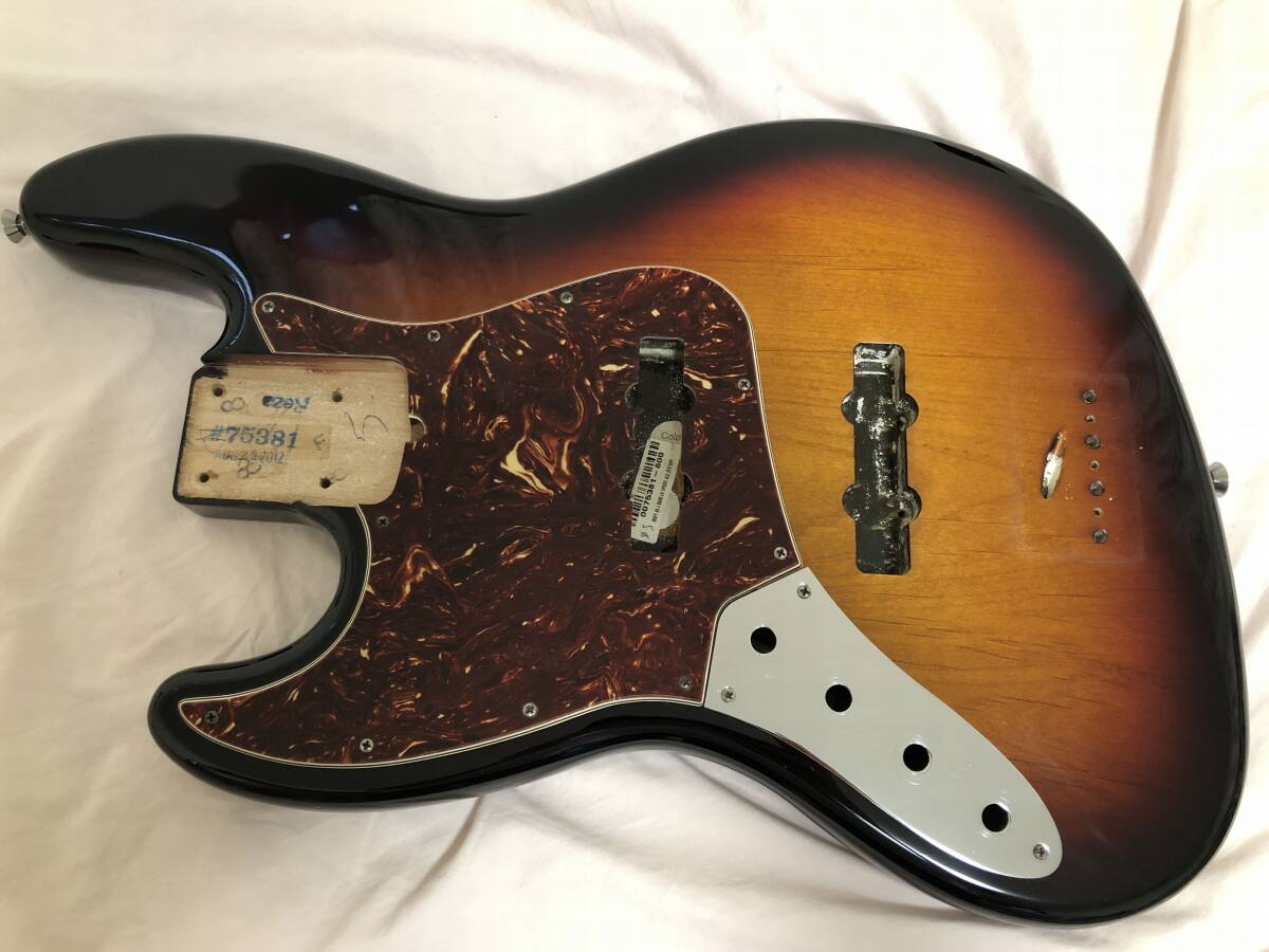 送料無料 状態良 Fender USA American Standard Jazz Bass JB Left-Hand Lefty 左利き ボディ拍卖