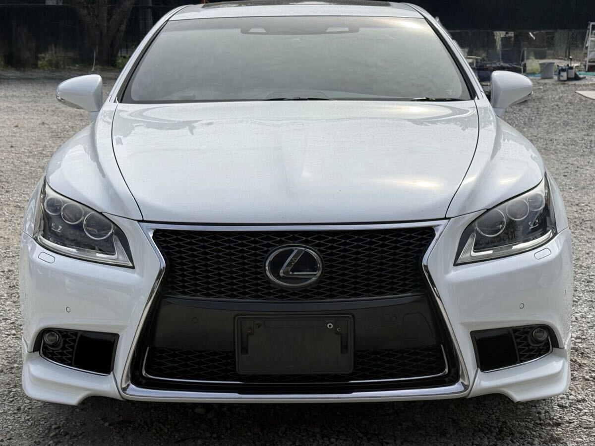 LS460 LS600h Fスポーツ 純正OP TRD フロントスポイラー エアロ カラーNo.083 ホワイトノーヴァ 40系 後期 モデリスタ トムス拍卖