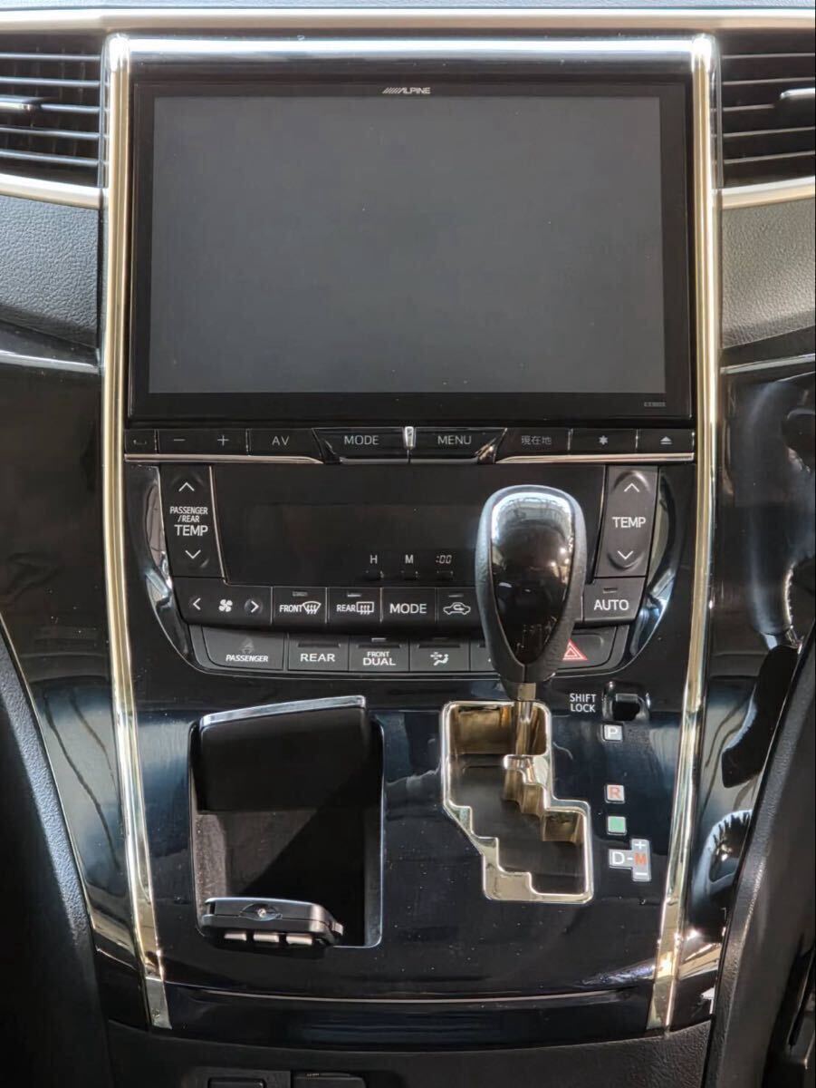 アルパイン BIGX プレミアム EX1000 アルファード ヴェルファイア ゴールデンアイズ2 タイプゴールド2 専用パネル付き 動作確認済 ビックX拍卖
