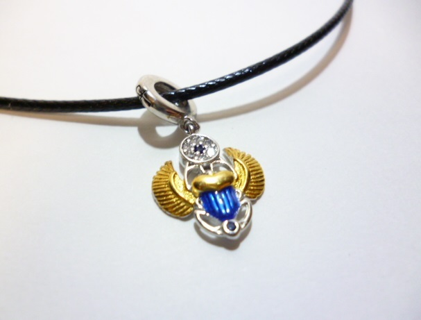 ¶ 古代エジプト スカラベ ペンダント ネックレス チョーカー ¶ エジプト Egypt ヒエログリフ拍卖