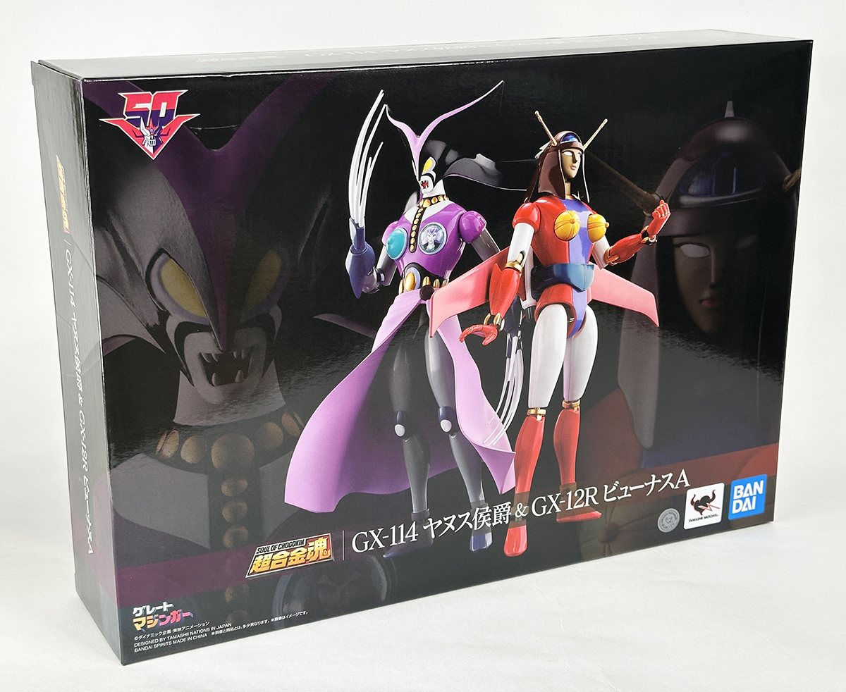 バンダイ 超合金魂 GX-114 ヤヌス侯爵 & GX-12R ビューナスA 新品未開封拍卖