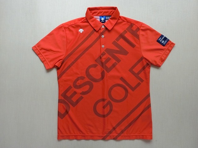 DESCENTE デサント GOLF ゴルフ ゴルフウェア ポロシャツ サンスクリーン DGMRJA48 M USED拍卖