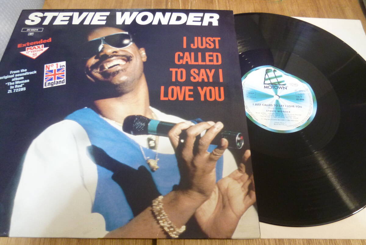 ① 12” STEVIE WONDER // I JUST CALLED TO SAY I LOVE YOU拍卖