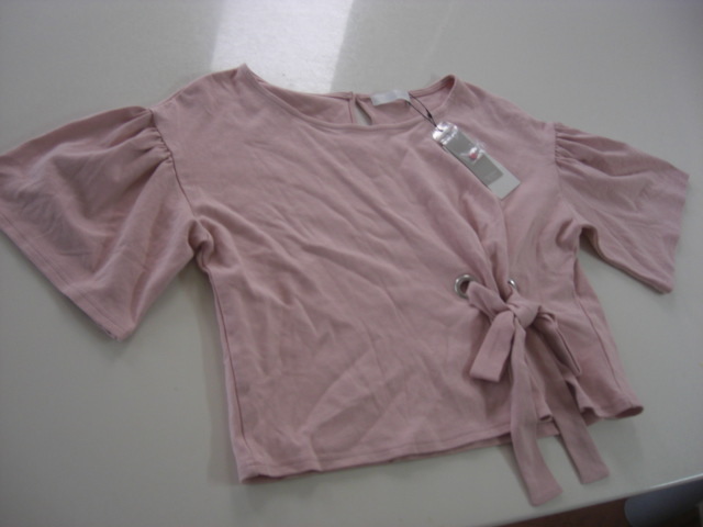 新品セシルマクビー 半袖カットソー ピンク拍卖