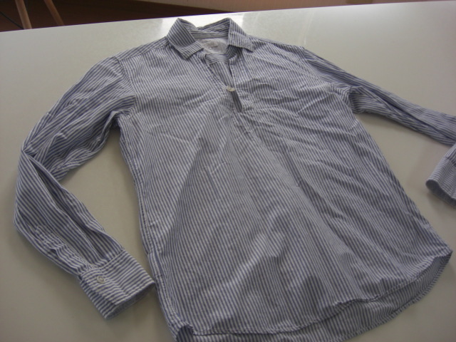 美品マッキントッシュフィロソフィー スキッパーストライプブラウス38拍卖