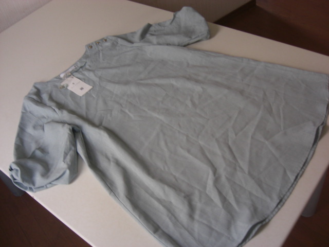 新品ブージュルード チュニックワンピース ブルーグレイ38拍卖