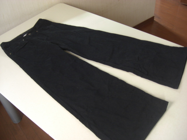 美品ヴィヴィアンタム 起毛ワイドパンツ黒1拍卖