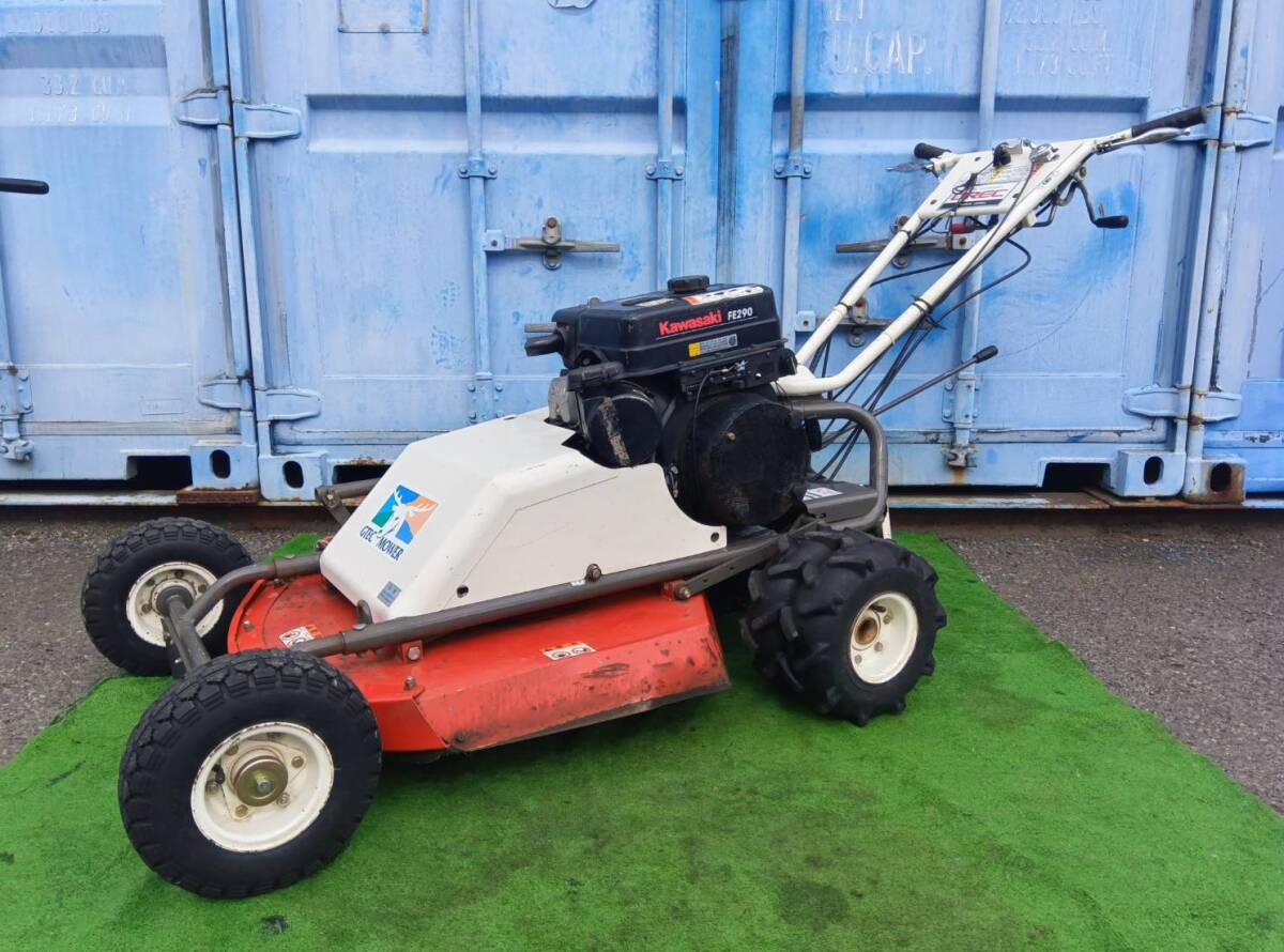 神奈川発ORECオーレックGR703 ジーテックモアエンジン自走式草刈機ジャンク9.4馬力拍卖