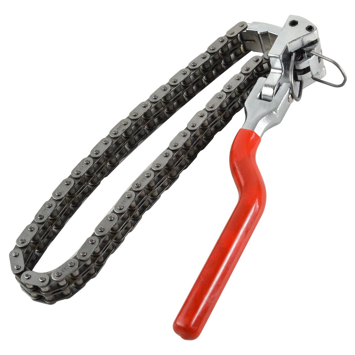 【新品即納】高負荷 耐久仕様 オイルフィルターレンチ 60mm-160mm チェーン式 ベルトレンチ ダブルチェーンレンチ 重機 トラック 重作業用拍卖