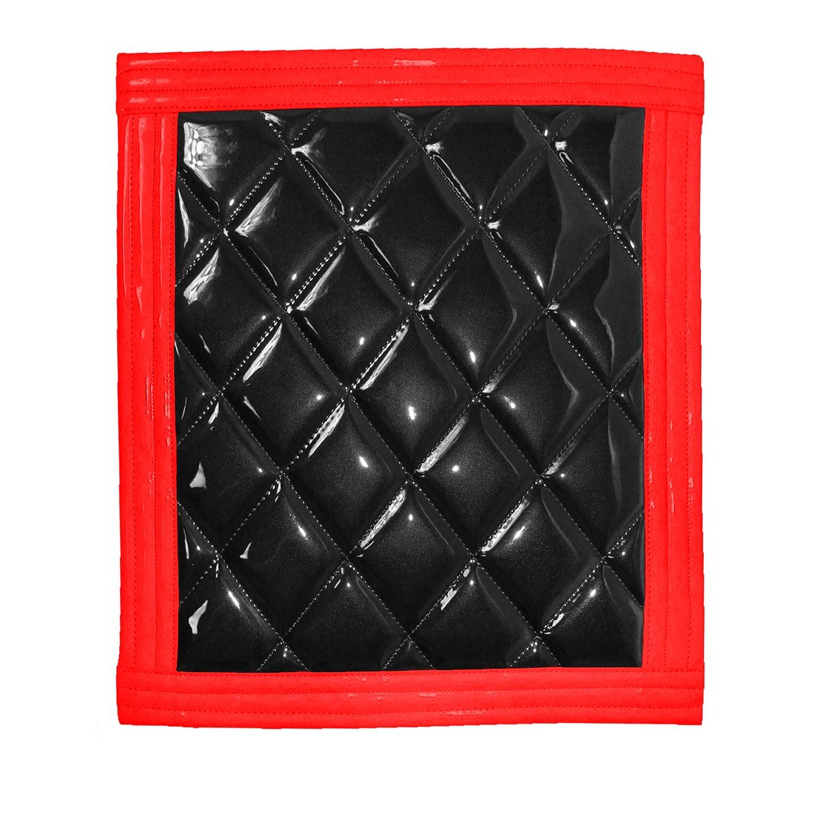 【新品即納】トラック 泥除け マット マッドフラップ 430mm×500mm 43cm×50cm レッド×ブラック拍卖