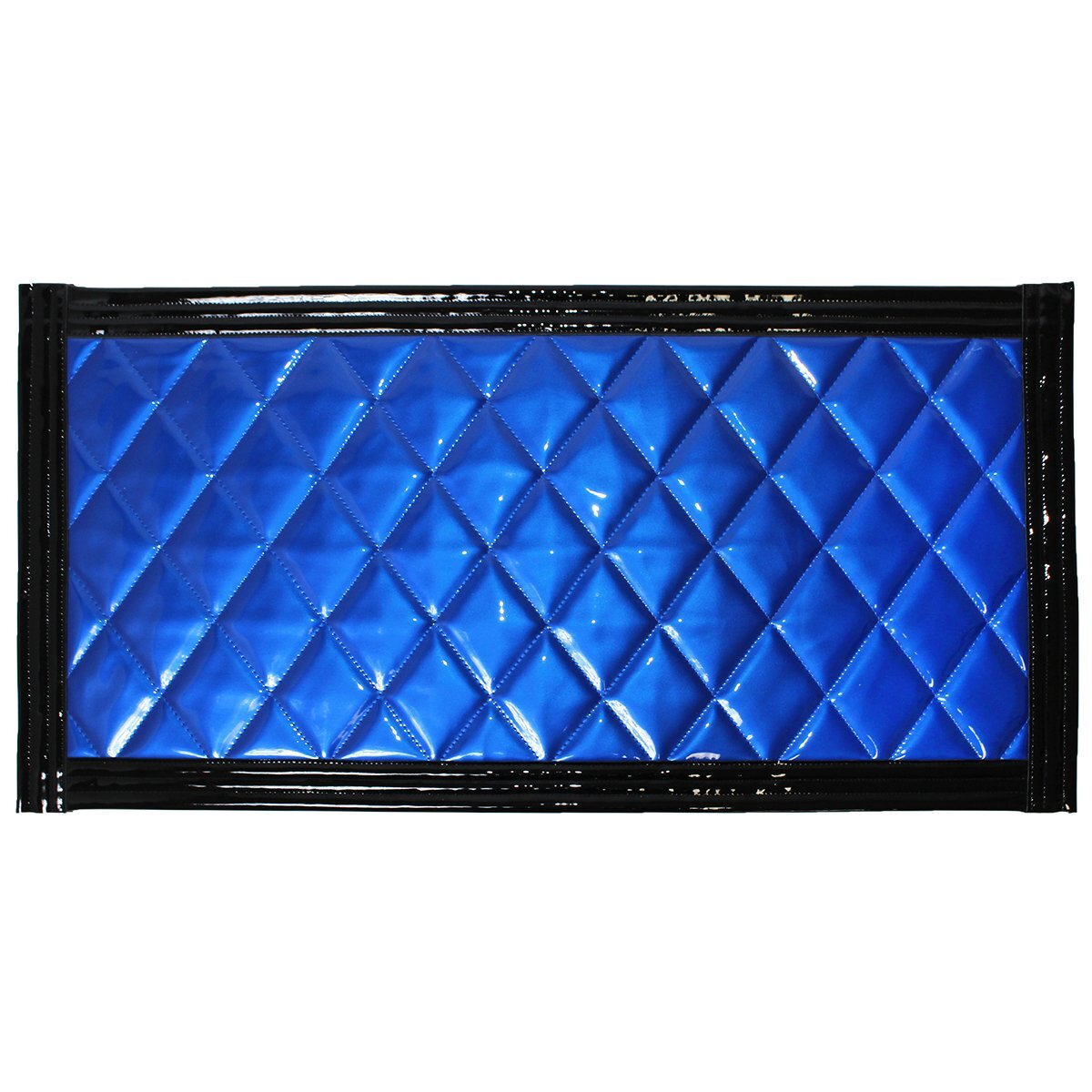 【新品即納】トラック 泥除け マット マッドフラップ 930mm×450mm 93cm×45cm ブラック×ブルー拍卖