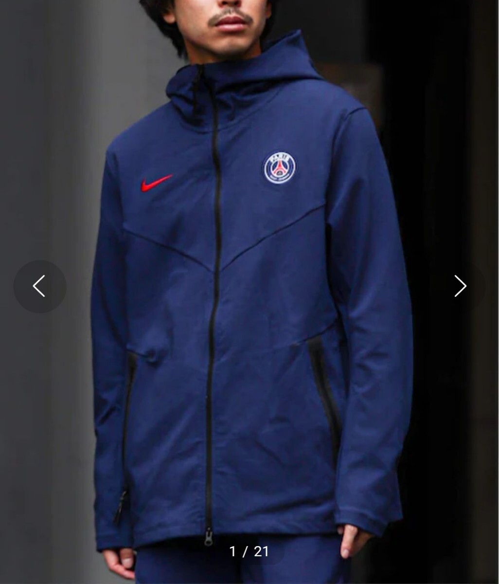 パリサンジェルマン ナイキ テックフリース フーディー PSG メンズ パーカー XL Paris Saint-Germain × NIKE M NSW TCH PCK HOODIE FZ拍卖