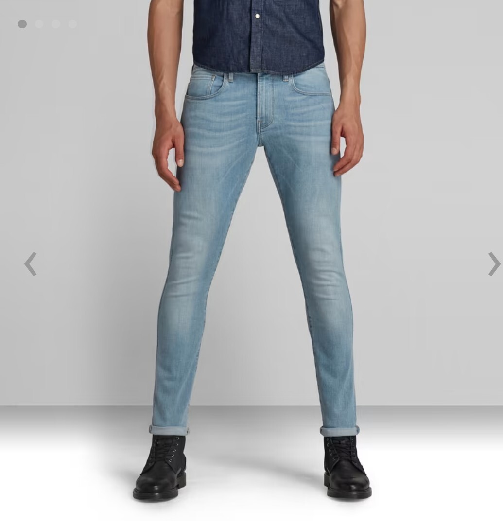 新品 G-STAR RAW 3301 DECONSTRUCTED SKINNY W28 L32 LIGHT AGED スキニー デニム ストレッチ TENDER ULTIMATE STRETCH DENIM ジースター拍卖