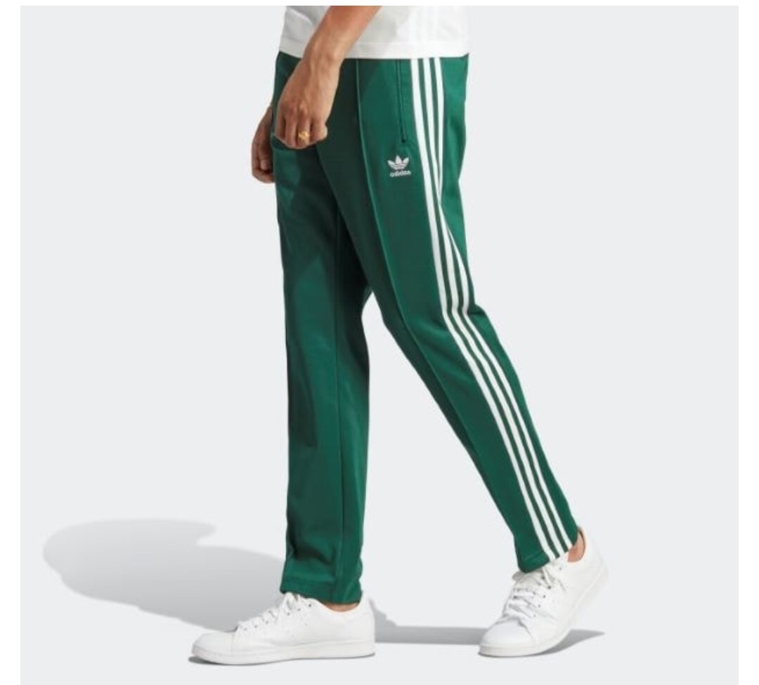 アディダス オリジナルス ベッケンバウアー トラックパンツ グリーン XLサイズADIDAS BECKENBAUER TRACK PANT-DARK GREEN IA4787 メンズ拍卖
