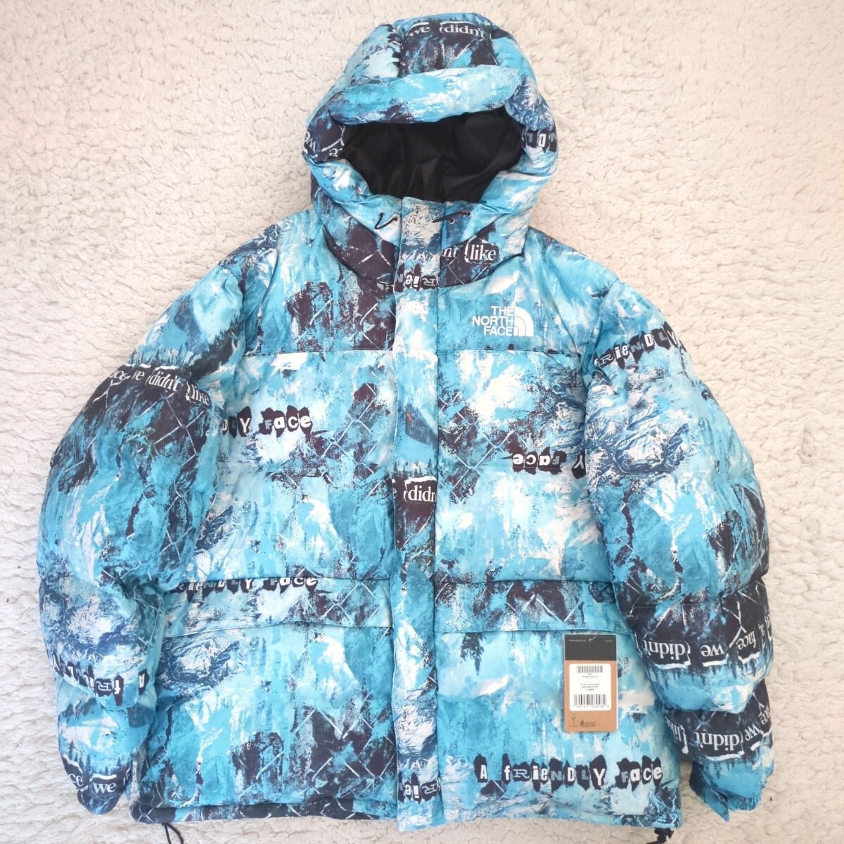 新品 ノース フェイス THE NORTH FACE Mens Printed HMLYN Down Parka プリンテッド ヒマラヤン ダウン パーカ 海外限定 XL 総柄 雪山 USA拍卖