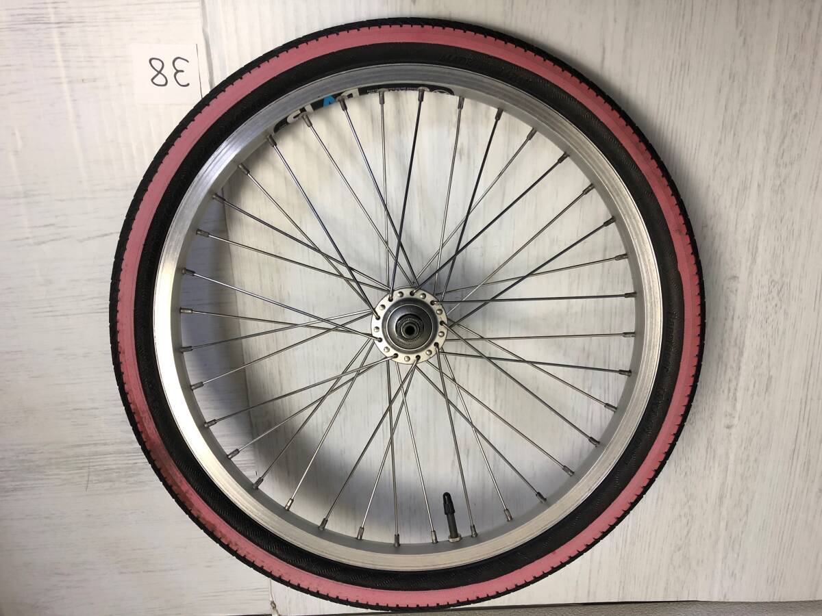 即決 R&М BD‐1 birdy 18インチ タイヤ シールド リアホイール 仏式チューブ 7速 SHIMANO C 201 135mm 18 1.50 38拍卖