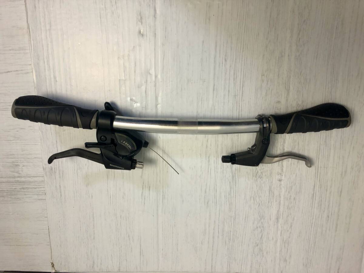 即決 ハンドル ブレーキ リアシフター shimano シマノ 7速シフト拍卖
