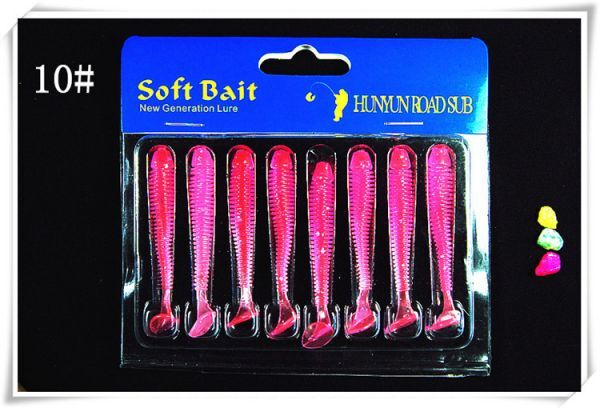 ▼ シャッドテール ピンク 約2.3インチ 8個入り ▼ バス 根魚 アジ メバル 穴釣りに♪ソフトルアー ワーム 爆釣 fis-041-a拍卖