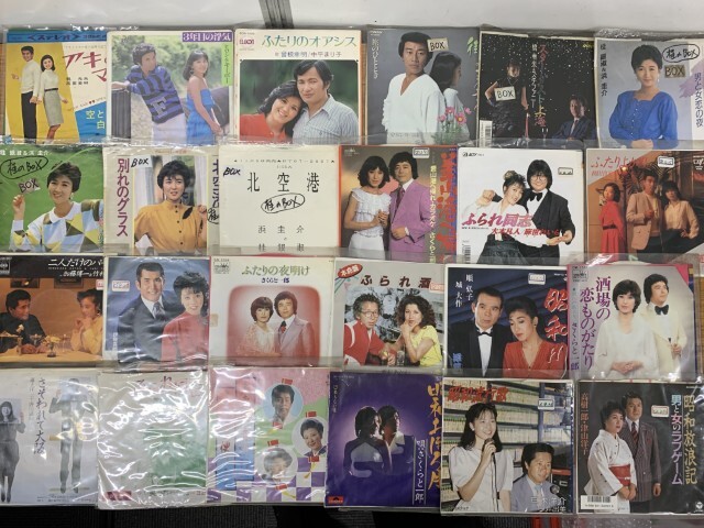 ▲01)【1点限り!】デュエット歌謡のEPレコードまとめ売り約75点大量セット/7インチ/橋幸夫/日野美歌/渡哲也/坂本冬美/石原裕次郎/B拍卖