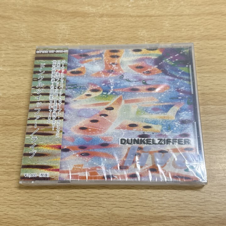 ●01)【1点限り!】【未開封】Dunkelziffer/Live/ドンクルツイッファー/ライヴ/CTCD-058/A拍卖