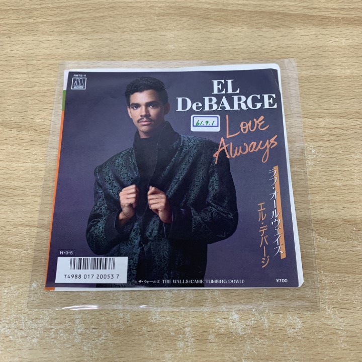 ●01)【1点限り!】【見本盤】El DeBarge/Love Always/エル・デバージ/RMTS-11/EPレコード/7インチ/プロモ/サンプル/白ラベル/A拍卖