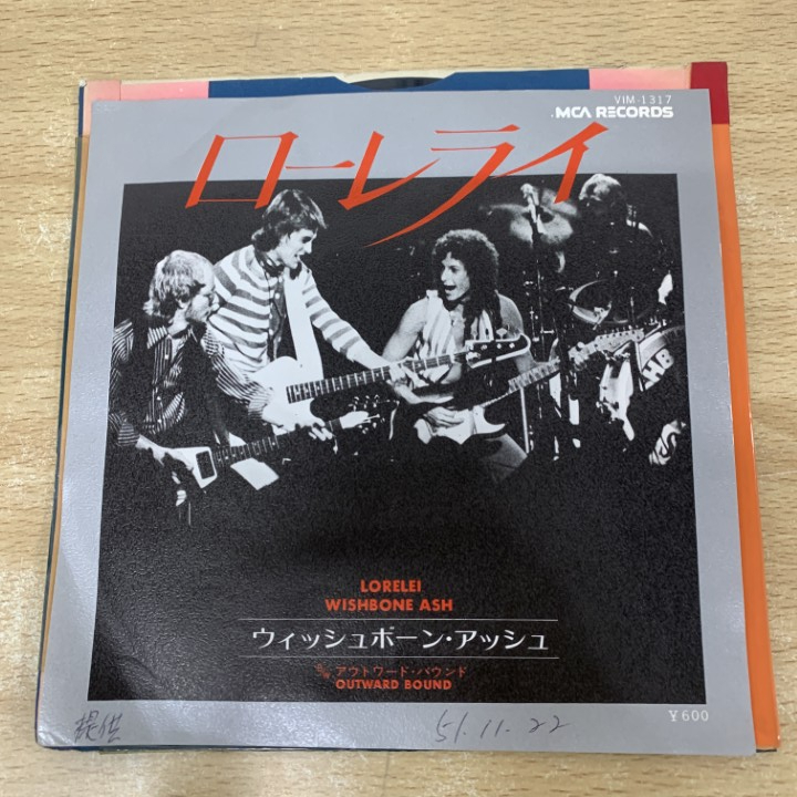 ●01)【1点限り!】【見本盤】Wishbone Ash/Lorelei/ウィッシュボーン・アッシュ/VIM-1317/EPレコード/7インチ/国内盤/白ラベル/A拍卖