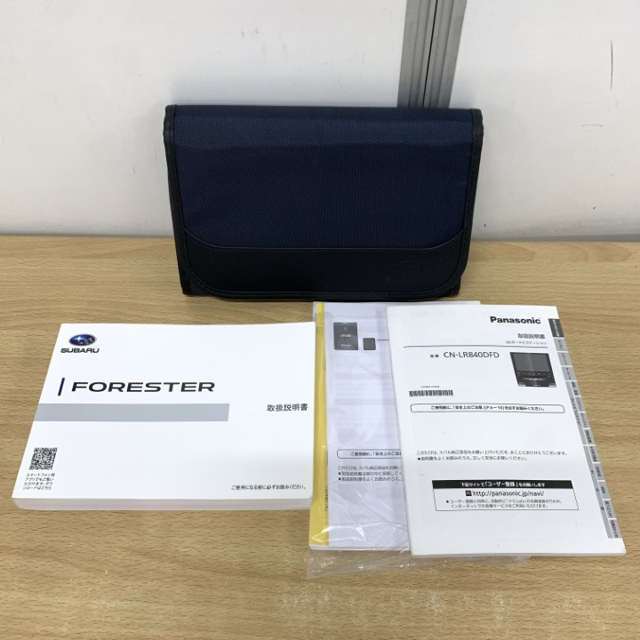 ▲01)【1点限り!】スバル フォレスター 取扱説明書/専用ケース付き/SUBARU/FORESTER/カーナビ/ドライブレコーダー/A拍卖
