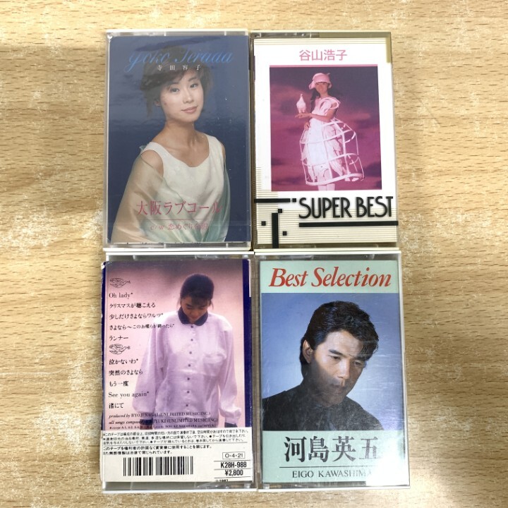 ●01)【1点限り!】カセットテープ4点セット/寺田容子/谷山浩子/美雪/河島英五/大阪ラブコール/Super Best/翔ぶのがこわい/Best Selection/A拍卖