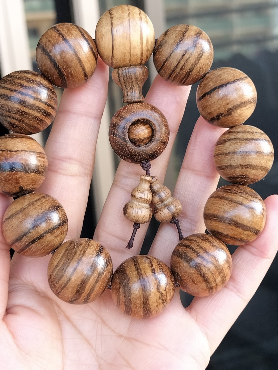 天然沈香木 念珠 天然実 数珠 大玉 守り ブレスレット拍卖