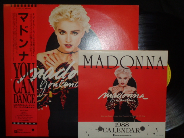 マドンナ「YOU CAN DANCE」(P-13514/2800円)WARNER PROMO 1988 CALENDAR 帯付LP拍卖