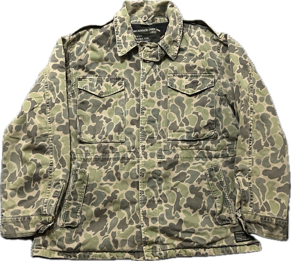 Old Stussy Duck Hunter Camo Hunting Jacket オールドステューシー ダック ハンター カモ ハンティングジャケット M65 USA 迷彩 Vintage拍卖