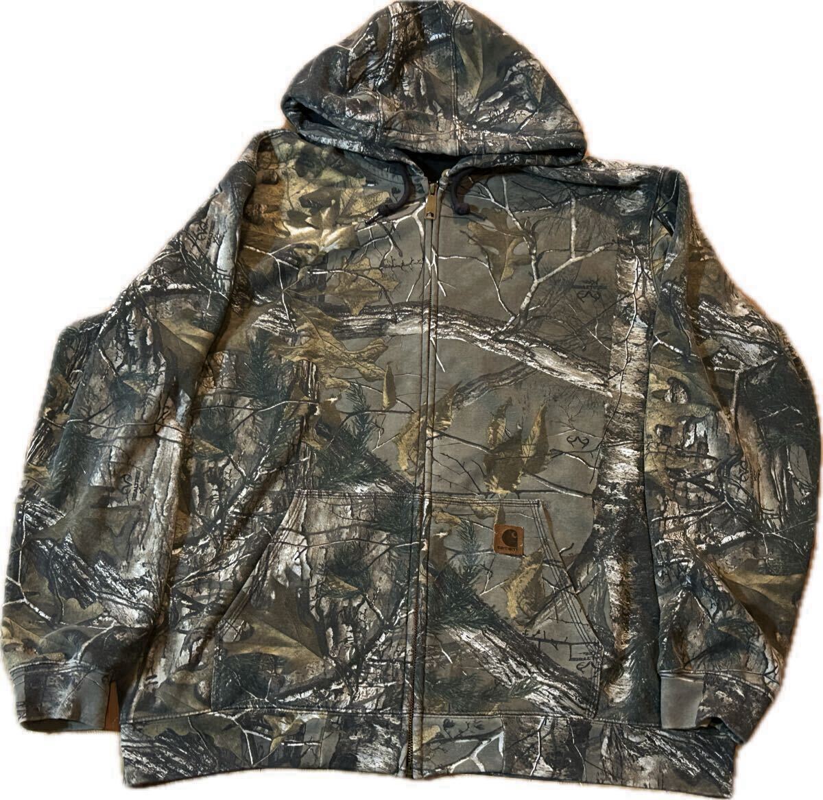 XL Carhartt WorkCamo Zip Midweight Sweat Parka K289 カーハート スウェットパーカー Realtree リアルツリーカモフラージュ迷彩 USA 拍卖