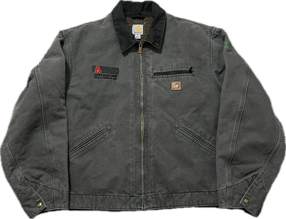 GVL Carhartt Blunket Lined Detroit Jacket J97 カーハート デトロイトジャケット Vintage ビンテージ アクティブ サンタフェ J01 USA XL拍卖