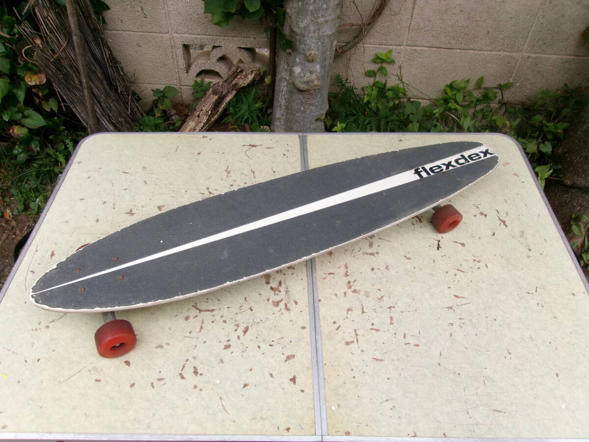 希少 103cm flexdex スケボー ロング 一応ジャンクで galwing拍卖