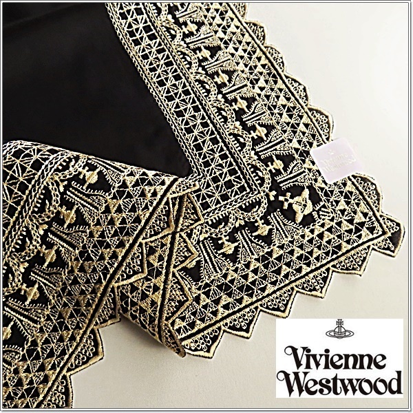 ◆ヴィヴィアンウエストウッド 日本製『高級』刺繍 ハンカチ 未使用◆廃盤品 希少◆拍卖