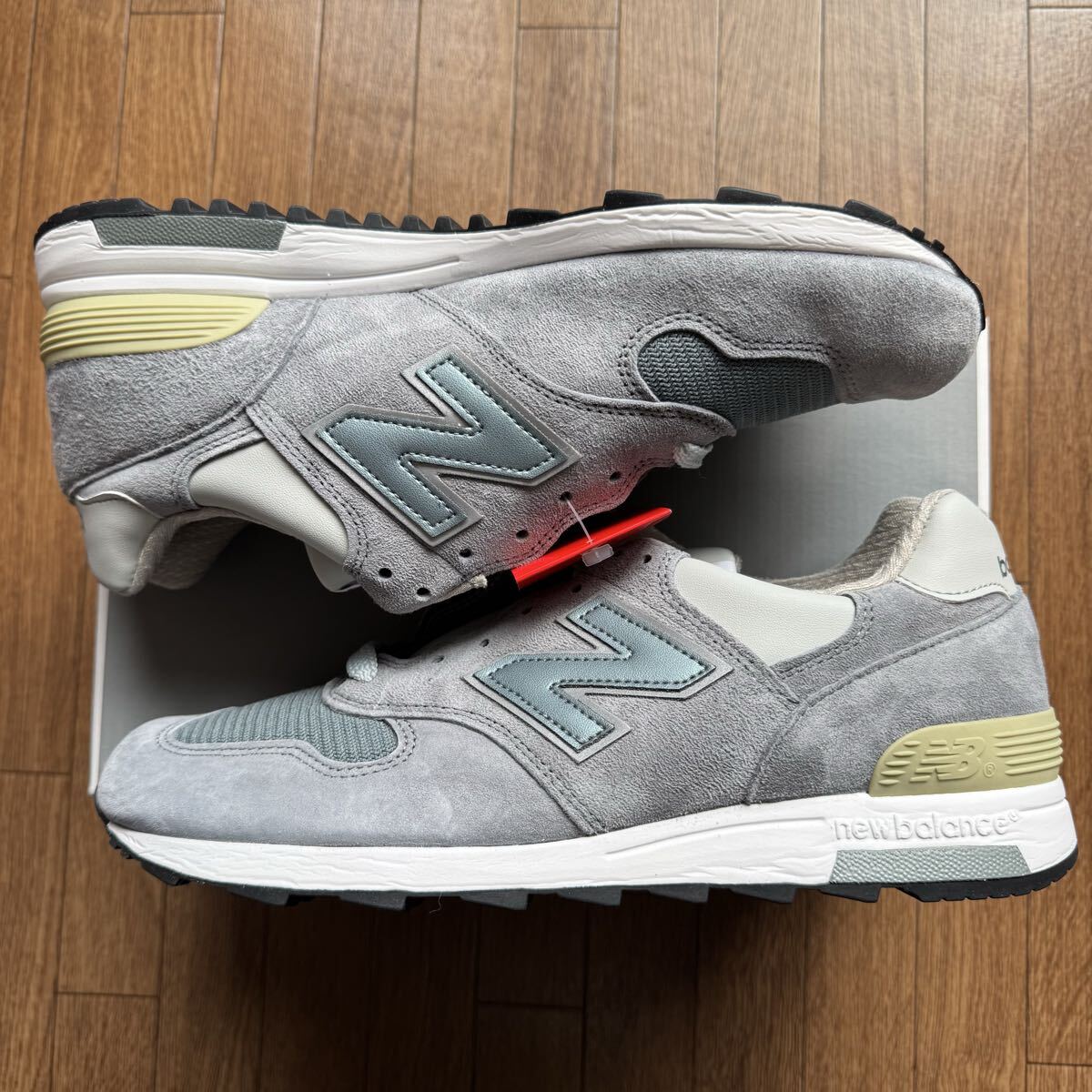 未使用 27.5cm USA製 New Balance M1400SB◆ニューバランス スティールブルー グレー MADE IN USA US9.5拍卖