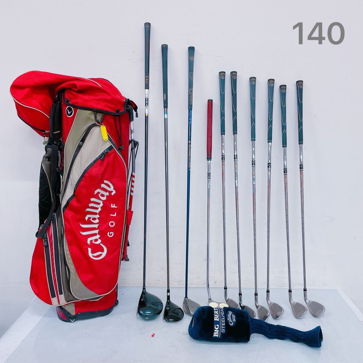 10F100 Callaway キャラウェイ ゴルフクラブ セット HYPER E.R.C ドライバー FT アイアン 左利き用拍卖