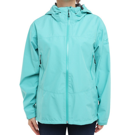 ミズノ(MIZUNO)レインウェア ゴアテックス GORE-TEXジャケット B2JE9X1024 レインコート ターコイズ レディース Mサイズ拍卖