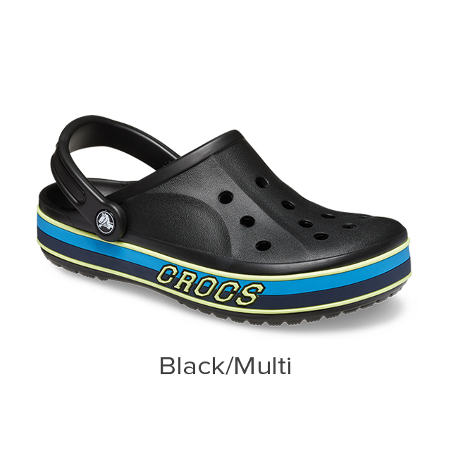 23cm クロックス バヤバンド スポーツ バンド クロッグ ブラック マルチ Bayaband Sport Band Clog M5W7 Black / Multi crocs 新品拍卖