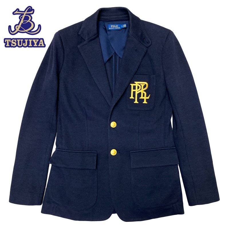 中古A POLO RalphLauren ポロラルフローレン レディースブレザー ネイビー #2 辻屋質店A3757拍卖
