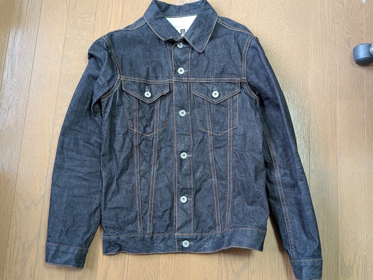 FOB factory F2206 3rd デニムジャケット インディゴ スタジオエクル 糊付き levis lee warehouse denime resolute fullcount sugarcane拍卖