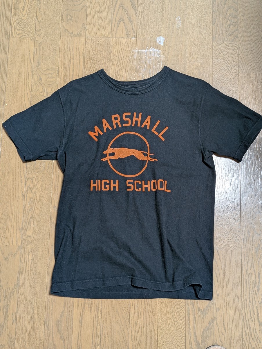 cushman クッシュマン Tシャツ Mサイズ ブラック 黒 warehouse denime resolute fullcount realmaccoys sugarcane TCB拍卖