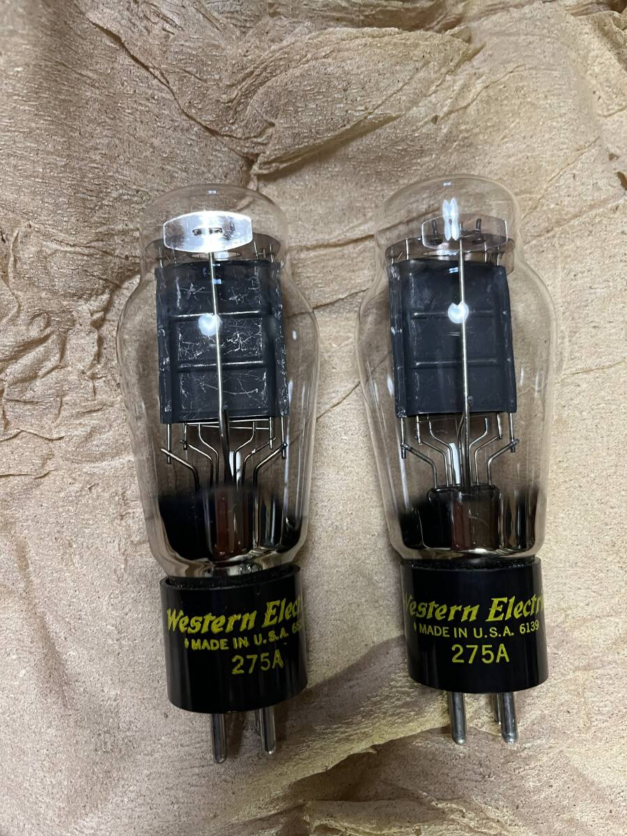 ● WE 275A 2本 箱付き Western Electric 中古 ウェスタンエレクトリック ●拍卖
